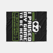 オーディオ空手レイジ・オン フリースブランケット (正面(横))