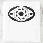 オーディオ管ソケット 楕円形シール (バッグ)