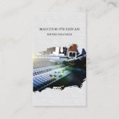 オーディオ録音エンジニア 名刺 (正面)