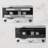 オーディオ音楽カセットテープ(両面)名刺 名刺 (正面/裏面)