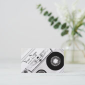 オーディオ音楽制作DJ遊名刺 名刺 (スタンド正面)