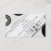 オーディオ音楽制作DJ遊名刺 名刺 (裏面)