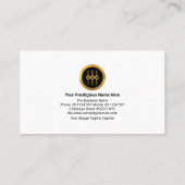 オーディオ音波プロフェッショナルデジェイ 名刺 (裏面)