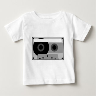 オーディオ・カセットテープのイラストレーション ベビーTシャツ