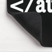 オーディオHTML5コードの終了 マウスパッド (コーナー)