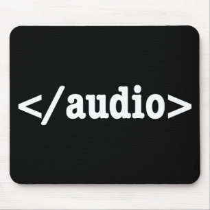 オーディオHTML5コードの終了 マウスパッド