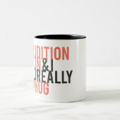 オーディションのシーズンでハグが本当に使える ツートーンマグカップ (中央)