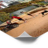 オーディトリウムショアーズダウンタウンオースティンテキサス州秋4 ポスター (角)