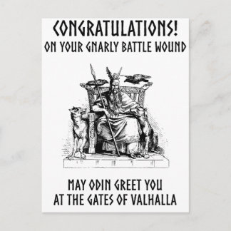 オーディンがおめでとう! ポストカード