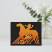 オーディンとスレイプニル ヴィキング神話 ポストカード (スタンド正面)