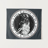 オーディンのオオカミ タペストリー (正面(横))