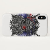 オーディンのワタリガラス剣北欧神話オーストラリアの旗 Case-Mate iPhoneケース (裏面(横))
