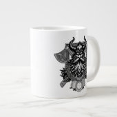 オーディンのヴァイキング戦士 ジャンボコーヒーマグカップ (正面右)