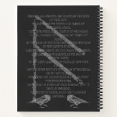 オーディンの囁き:バイキング霊呼び出し ノートブック (裏面)