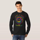 オーディンの息子 ヴァルハラ ヴァイキング ヴァルクヌート 裏プリント Tシャツ (正面フル)