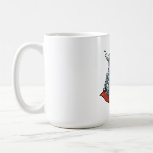 オーディンの肖像 コーヒーマグカップ (左)