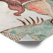 オーディン、フギンとムニンの二羽のカラス ポスター (角)