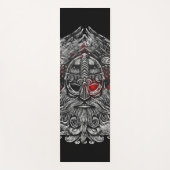 オーディン・レイブンス剣バイキング神話カナダ国旗 ヨガマット (正面)