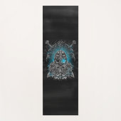 オーディン・レイブンス・バイキング神話ヴァルハラが待ち受ける ヨガマット (正面)