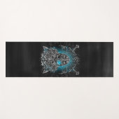 オーディン・レイブンス・バイキング神話ヴァルハラが待ち受ける ヨガマット (正面(横))