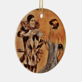 オーデケルンハーレクイン&フラッパー セラミックオーナメント (右)