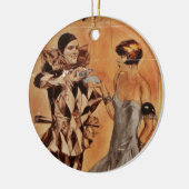 オーデケルンハーレクイン&フラッパー セラミックオーナメント (左)