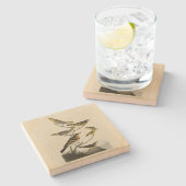 オーデュボンのアメリカの鳥たち、オリオールズ ストーンコースター (横)