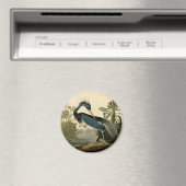 オーデュボン ルイジアナサギ 鳥 アメリカ アート マグネット (インサイチュ (食洗機))