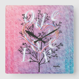 オーデラブスクエアウォールクロック スクエア壁時計