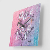 オーデラブスクエアウォールクロック スクエア壁時計 (傾斜)