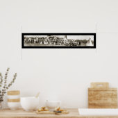 オートインディアンキャンプ写真1913 ポスター (キッチン)