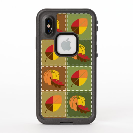 オートゥムキルトの耐衝撃ケース LifeProof iPhoneケース (裏面)