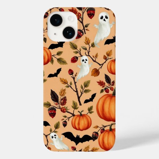 オートゥムンにぴったりな可愛くてお化けなスマホケース Case-Mate iPhoneケース (裏面)