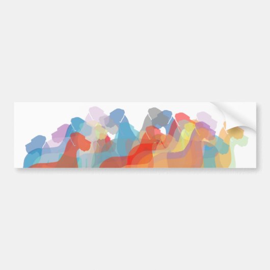 オートオーフクレバードッゲングリュッペ バンパーステッカー (正面)