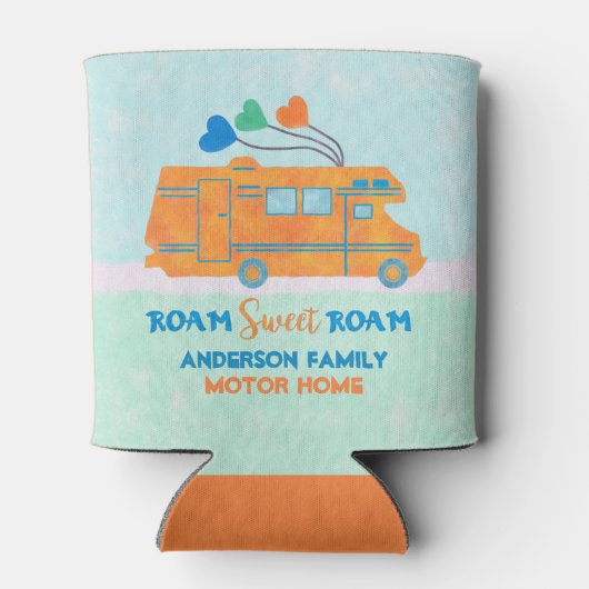 オートカムパーバスRVトラベル |名前の追加 缶クーラー (裏面)