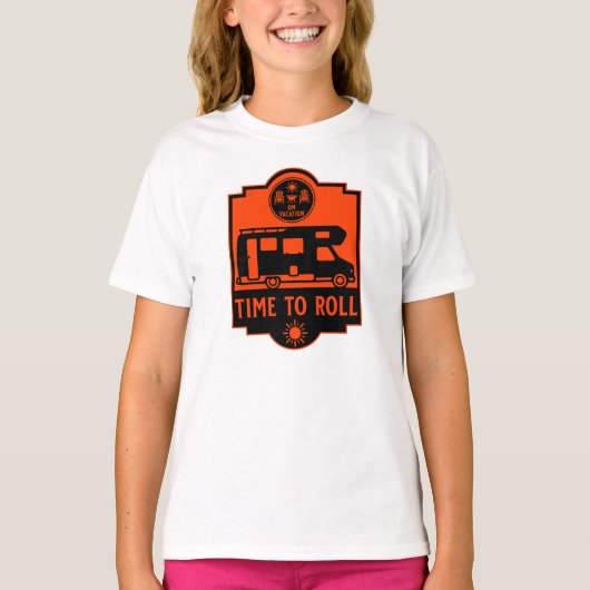 オートキャンプ場のギフト Tシャツ (正面)