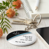 オートキーチェーン弁護士 キーホルダー (側面)