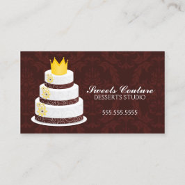 オートクチュールはベーカリーのカスタムを固めます 名刺