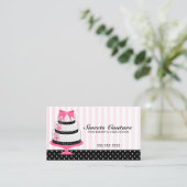 オートクチュールはベーカリーのカスタムを固めます 名刺 (スタンド正面)