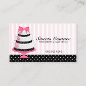 オートクチュールはベーカリーのカスタムを固めます 名刺 (正面)