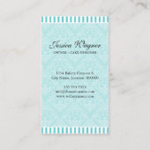 オートクチュールはベーカリーの水を固めます 名刺 (裏面)