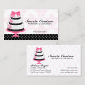 オートクチュールはベーカリーを固めます 名刺 (正面/裏面)