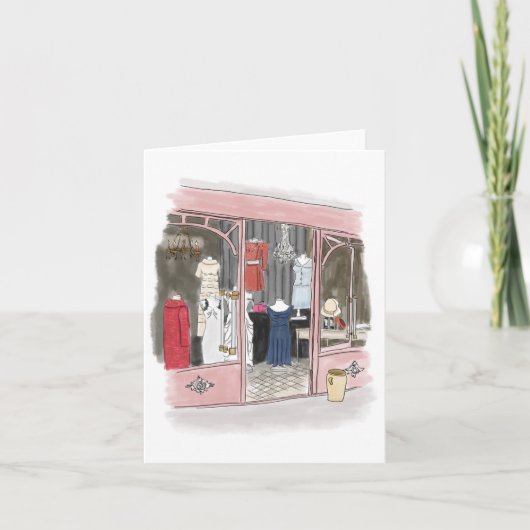 オートクチュールアットパリフリーマーケットノテカード カード (正面)