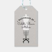 オートクチュールドレスメーカーファッションデザインハンガタグ ギフトタグ (正面)