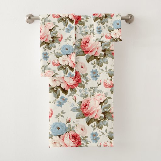 オートクチュールバラデザイン バスタオルセット (インサイチュ)