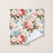 オートクチュールバラデザイン バスタオルセット (ウォッシュタオル)