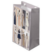 オートクチュールモダンコラージュ抱き枕 スモールペーパーバッグ (裏面アングル)