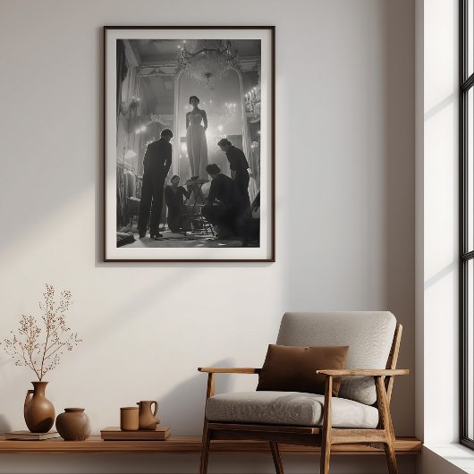 オートクチュール制作:劇的なアトリエシーン ポスター