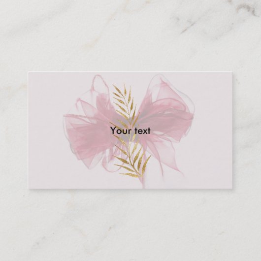 オートクチュール2 名刺 (裏面)