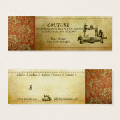 オートクチュール – 商品価格ラベル (正面&裏面)